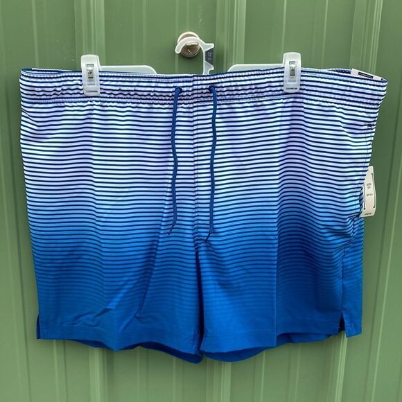 Mens Above The Knee Novelty Swim Trunks Shorts Size 3X - Picture 1 of 6